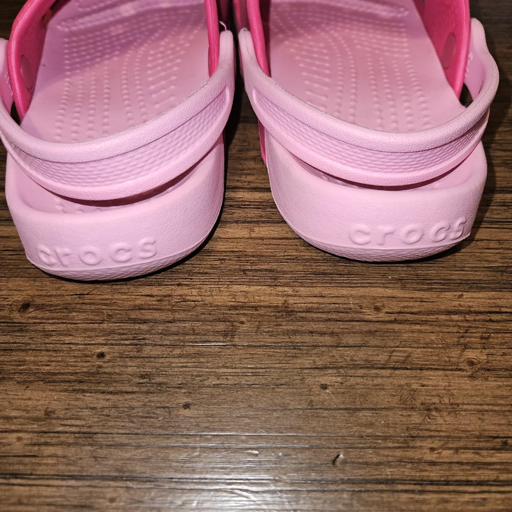 CROCS Kids 2 shade Pink Clogs Size C11